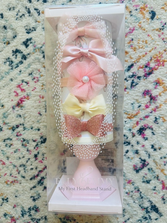Carter's Other - Carter's Baby Headband Set - Pink, White, Blue, Beige, Gray